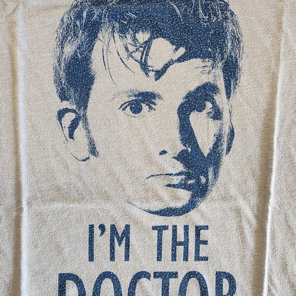 Doctor Who 10th David Tennant Trust Me Im The Doctor Vintage Tshirt - Picture 2 of 3